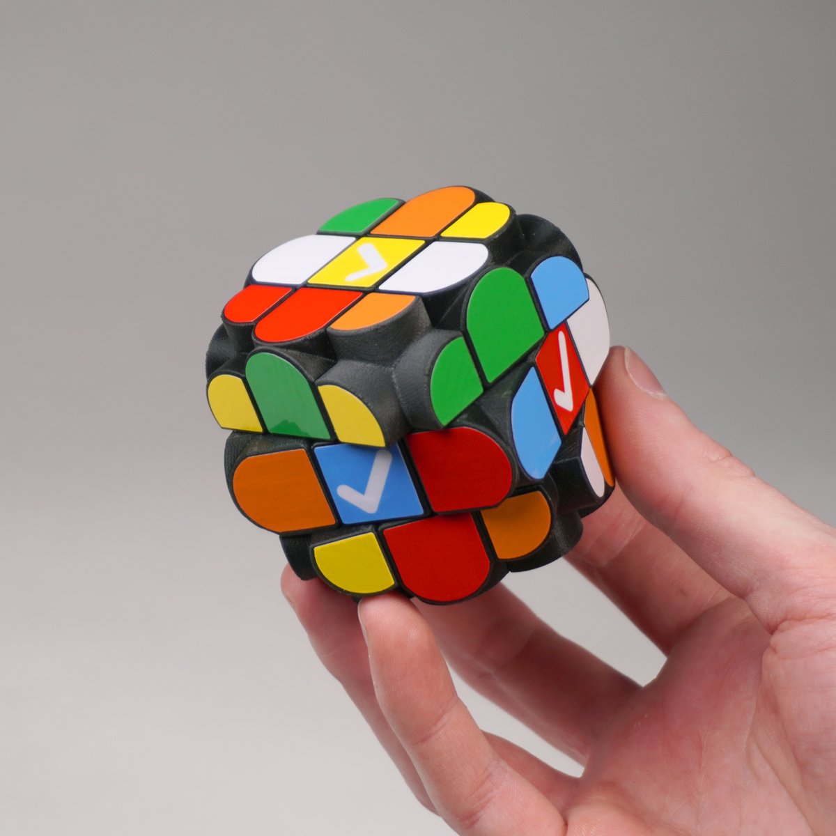 nickpbaker's tweet photo. Rubik's Check physical is now available to buy for token holders

These are 3D printed and assembled by hand. Orders will be made on a first come first serve basis. These will be only available for a limited time, so order now if you want one!

https://t.co/Y8Wx2DKpvL https://t.co/YeZYFinzUT