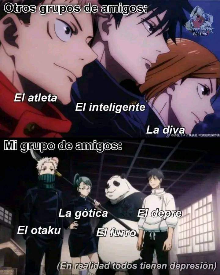 Memes de Animes - Memes de: Jujutsu Kaisen - Wattpad