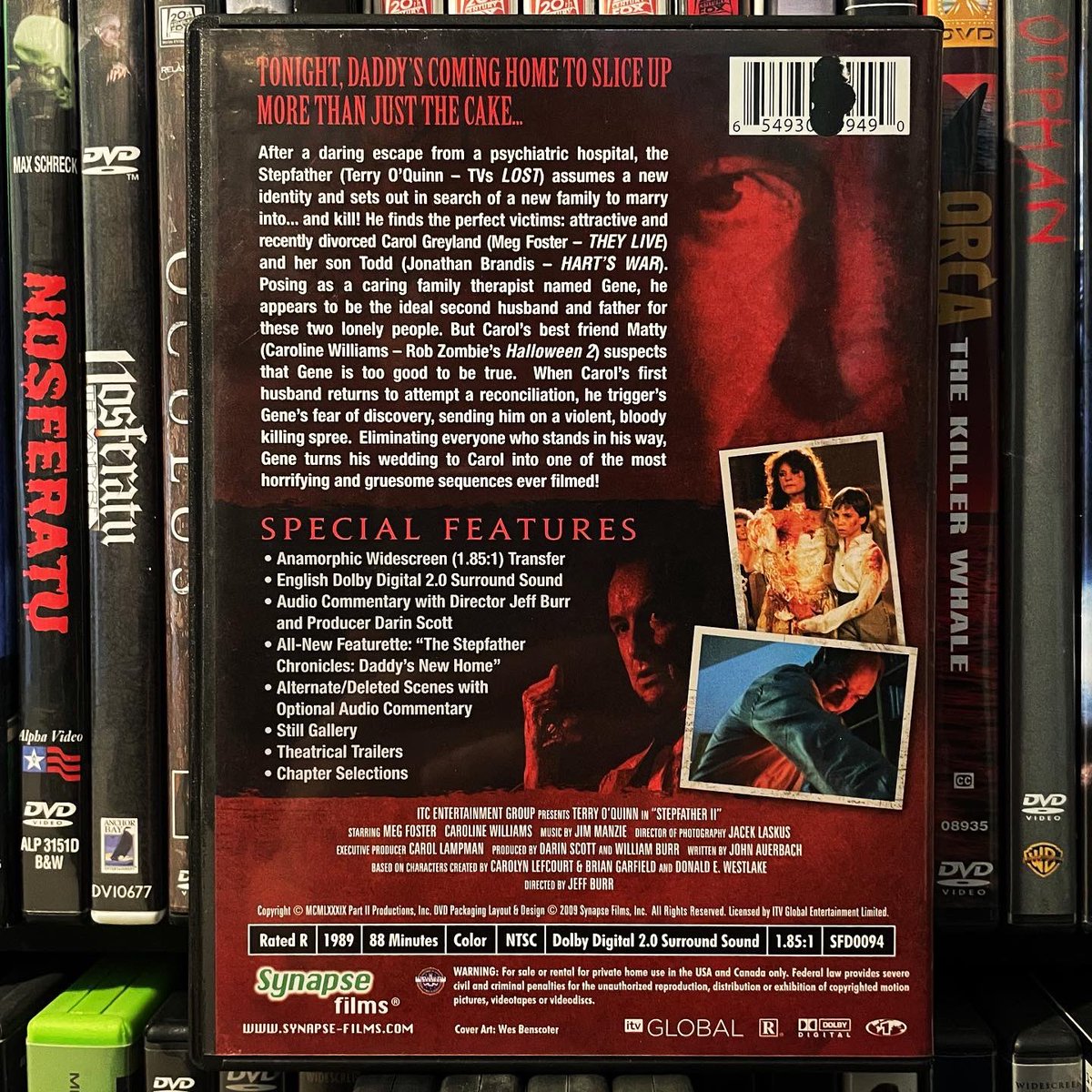 “You can't just walk away from me. Not now. Not ever”
#stepfatheriimakeroomfordaddy #stepfather2 #1989movie #80scinema #80shorror #jeffburr #terryoquinn #megfoster #jonathanbrandis #carolinewilliams #horrormovie #stepfather2makeroomfordaddy #dvd #dvdcollection #dvdcollector