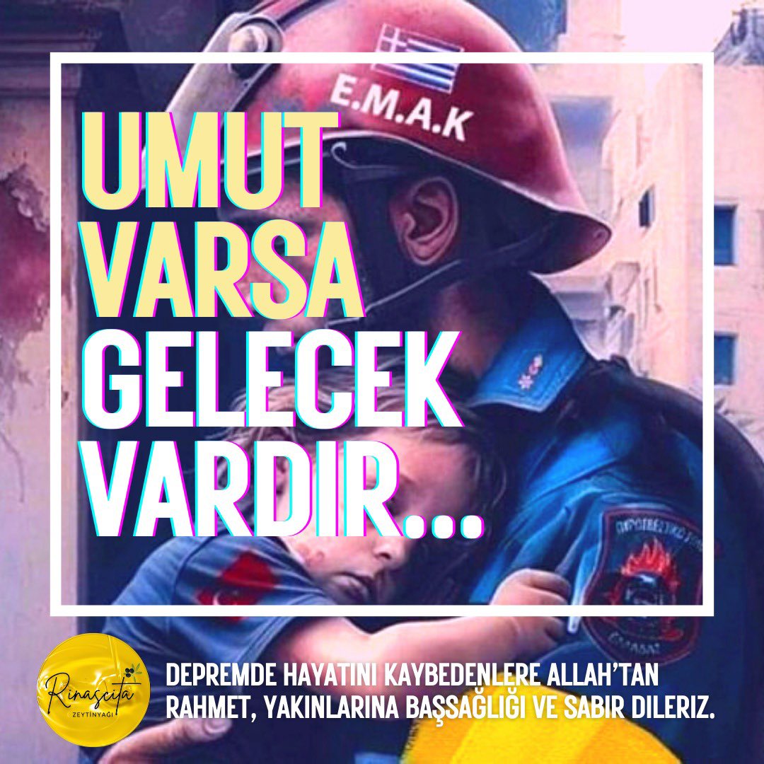 Umudumuzu kaybetmeyelim. Birlik ve beraberliğimizi koruyalım. #deprem #TurkishEarthquake #türkiye