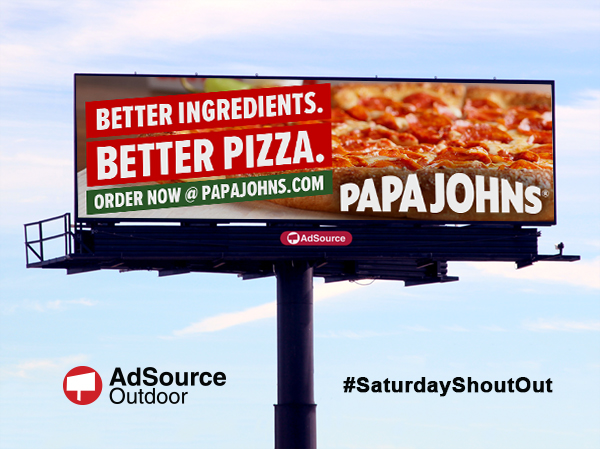 AdSourceOutdoor's tweet image. #SaturdayShoutout from Adsource Outdoor to Papa Johns Pizza.

*
*
*
#LakeCharles #Louisiana #SWLA #batonrouge #pizza
