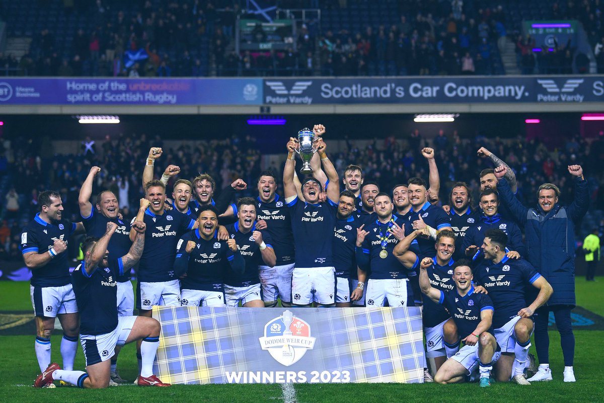 Pretty good weekend 😊

Big win for Ireland ☘️ v France 🐓

Also Scotland 🏴󠁧󠁢󠁳󠁣󠁴󠁿 win the Doddie Cup at the first time of asking since the big man’s passing 

#GuinnessSixNations #Rugby #MyName5Doddie