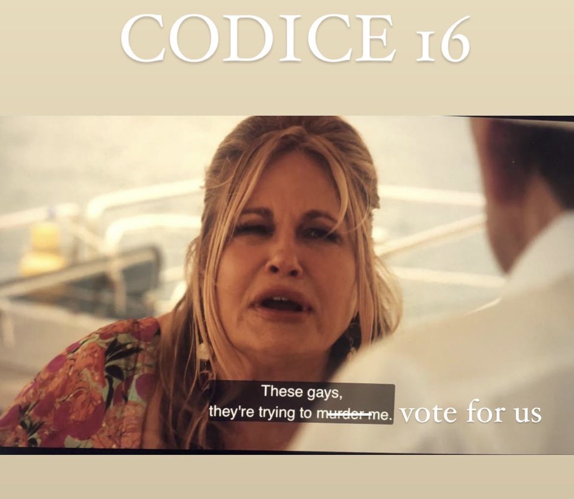 paolachiara's tweet photo. Per votare l’egemonia CODICE 16
da rete fissa chiamando 894.001 oppure mandando un sms al 475.475.1 https://t.co/uMcySVdQyf