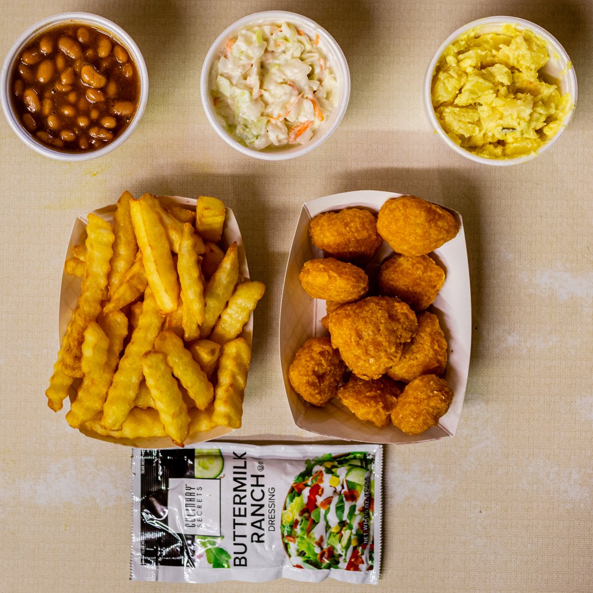 JenkinsBarbecue's tweet photo. Our golden rule? You can never order too many sides! 😋 #Jenkinsbbq #Jenkinsbbqsauce #JaxEats #BlackJaxEats #Blackownedbusiness https://t.co/o7ySK4J4vi
