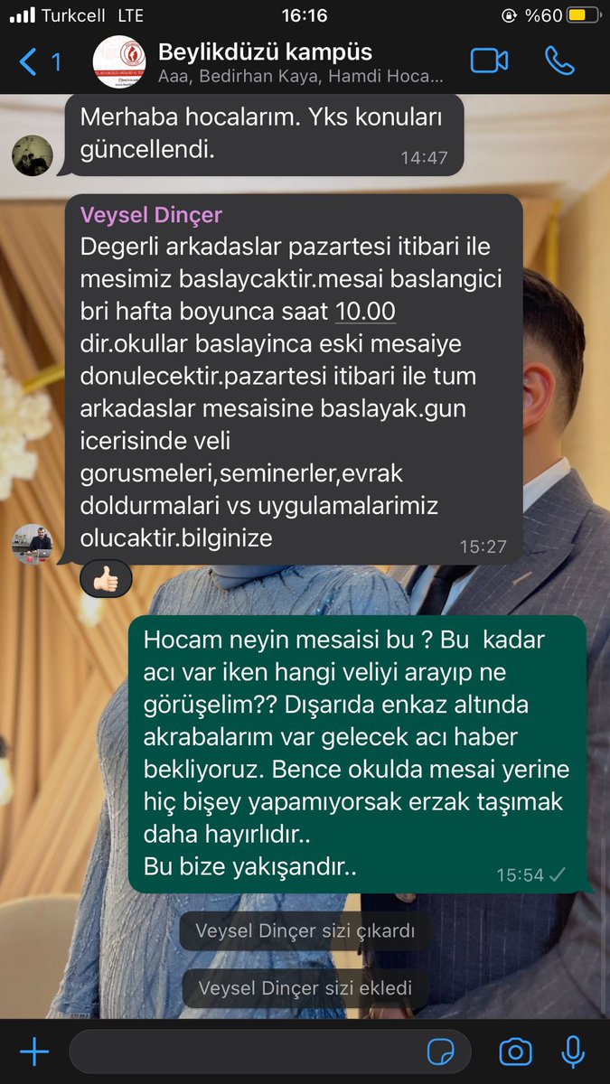 gusholderhaber's tweet photo. YAZIKLAR OLSUN 

MEB'in "20 Şubat’a kadar mesai yok" kararına rağmen öğretmenleri mesaiye çağıran Beylikdüzü Teknoloji Lisesi Müdürü Veysel Dinçer, "enkaz altında akrabalarım var" diyerek karara itiraz eden bir öğretmeni İŞTEN ATTI; https://t.co/JMq0tqLr7j