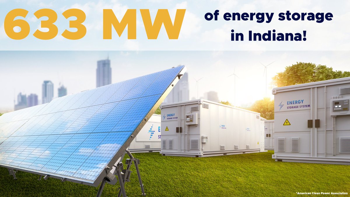 CGA_Midwest's tweet photo. ๐#StorageSaturday!๐ #Indiana is leading CGA's nine-state footprint for #storage capacity!
#EnergyStorage #CleanEnergy #Hooisers https://t.co/bzomGvuFB9