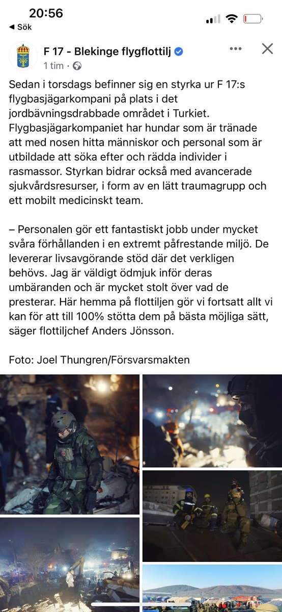 DanielKjorling's tweet photo. Man blir stolt som före detta värnpliktig på skolan. #flygbasjägare #f17 https://t.co/JItZSj0LSn