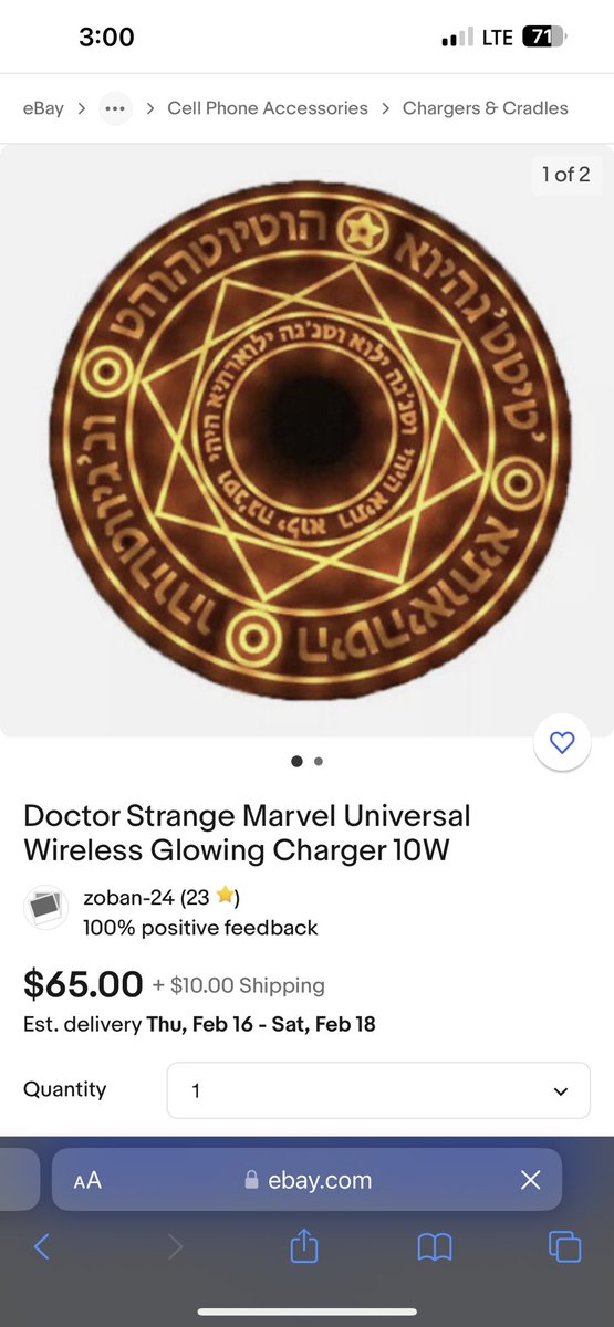 PhotonDiamondYT's tweet photo. Awesome Dr. Strange charger at an adorable price!⚡️⚡️#marvel #DoctorStrange #charger 
https://t.co/Ffpqi1pAg2

Much better then EBay https://t.co/RIJ7fX4hEc