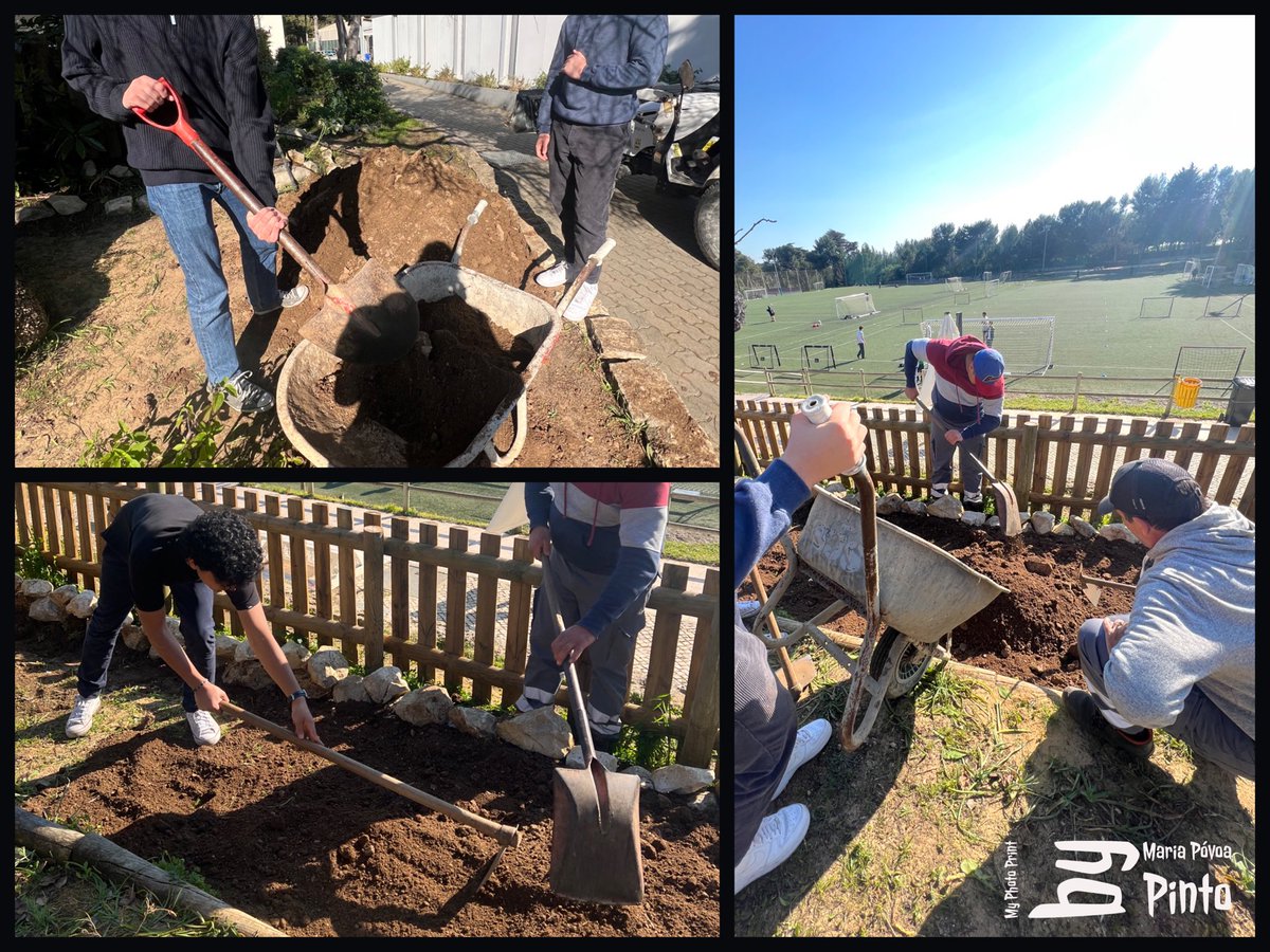 StJuliansIB's tweet photo. CAS service students with Cercica gardeners helping start the CAS allotment.
#stjulianscas #volunteer #stjulianscasservice https://t.co/DSwW0w7g5j