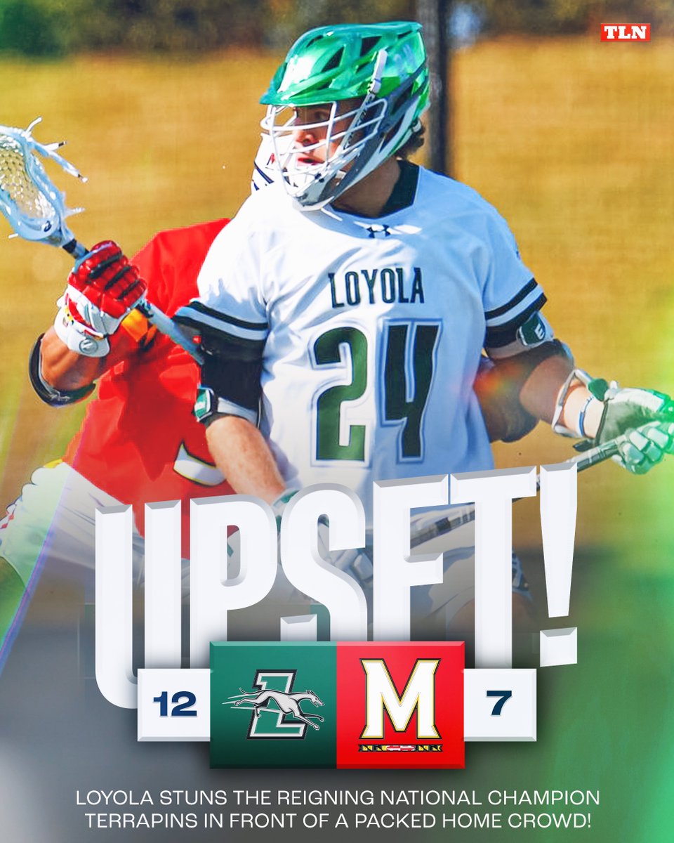 TLN π₯ (@lacrossenetwork) on Twitter photo π¨ UPSET ALERT! π¨
<a href="/LoyolaMLAX/">Loyola Men's Lacrosse</a> pulls off the win in DOMINANT fashion against <a href="/TerpsMLax/">Maryland Men's Lacrosse</a> π¨ UPSET ALERT! π¨
<a href="/LoyolaMLAX/">Loyola Men's Lacrosse</a> pulls off the win in DOMINANT fashion against <a href="/TerpsMLax/">Maryland Men's Lacrosse</a>