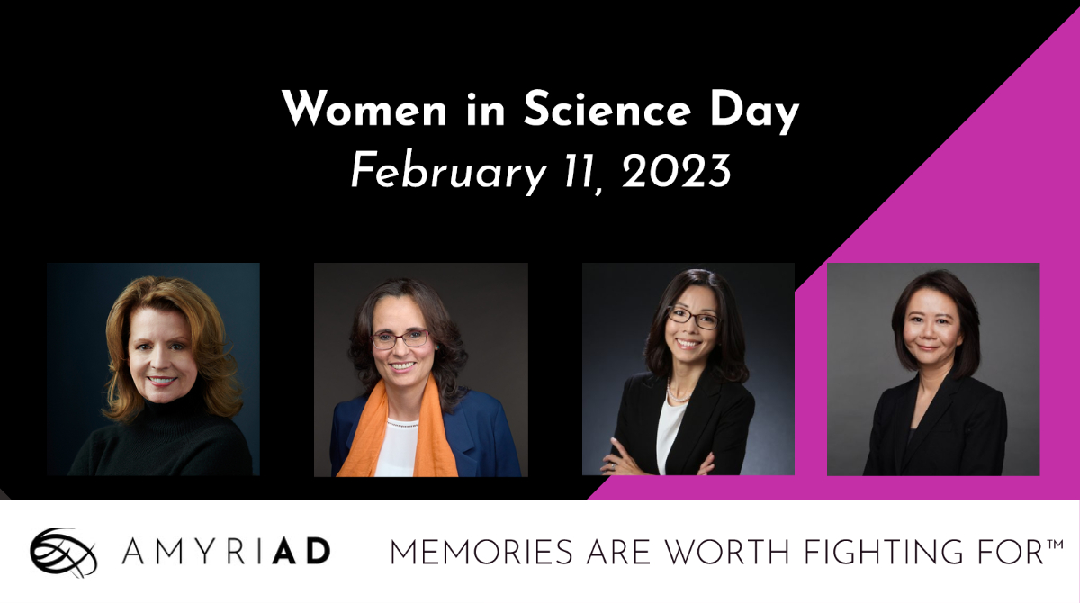AmyriAD_Tx's tweet photo. #WomeninScienceDay โ Today is a day to recognize and celebrate the hard work women have contributed to the field of science.
AmyriAD is proud to be a women-run company.
See our team here: https://t.co/71ofQhMxiG
#scienceisequality #MemoriesAreWorthFightingFor https://t.co/YxLx598qBE