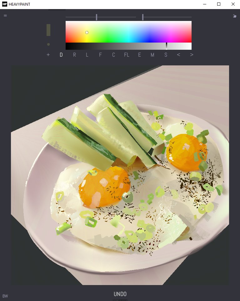 quick egg #HEAVYPAINT
