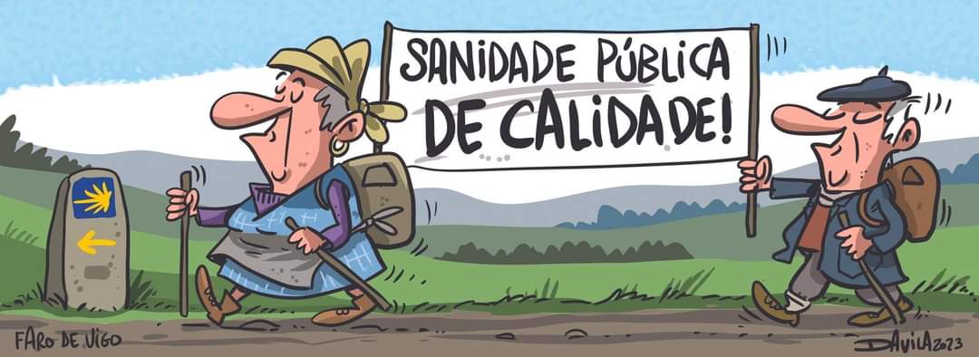 📣 Domingo 12-Febreiro
↪️ Alameda de Santiago: 12:00 h
👉 Contra a destrución da sanidade pública galega
👉 Por un Plan Urxente de medidas para afrontar a grave crise da Atención Primaria e do Sistema Sanitario Público
👉 Hai responsábeis 👉 ten que haber cesamentos e dimisións