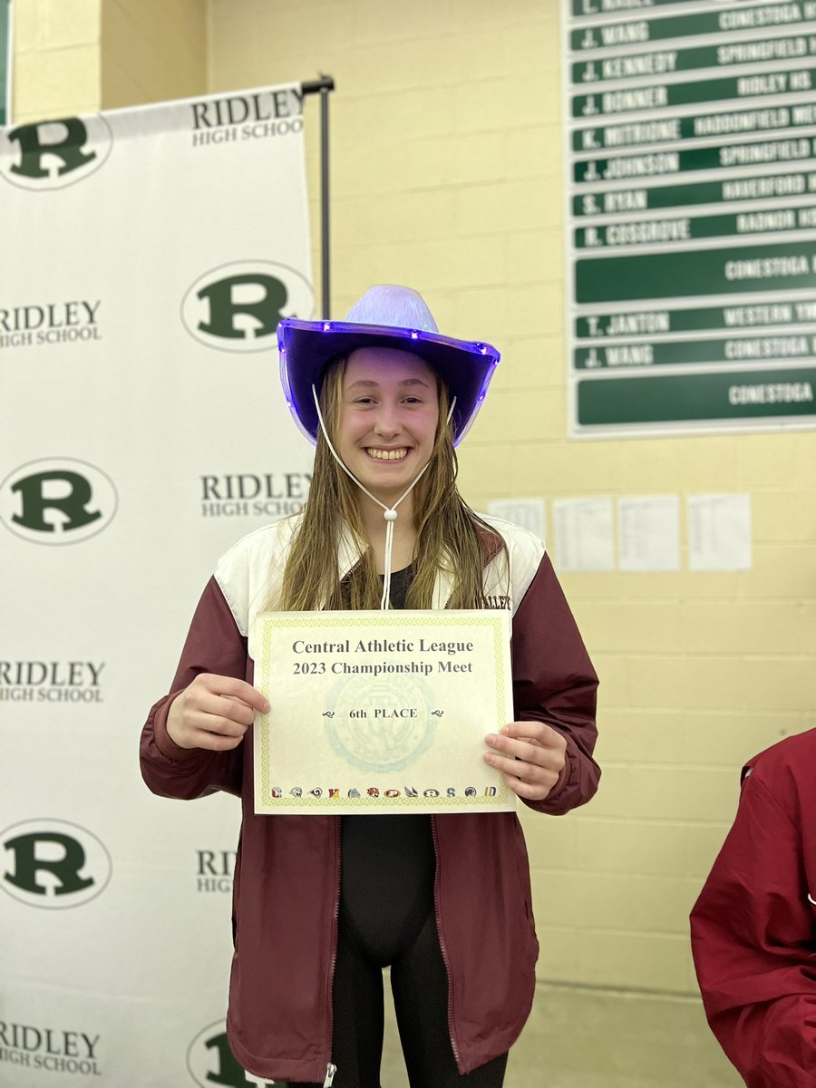 GVSwimDive's tweet photo. Congratulations to Mallorie Jeremiah on placing 6th in the 500 Freestyle at Centrals!! https://t.co/uLDzKeCwAp