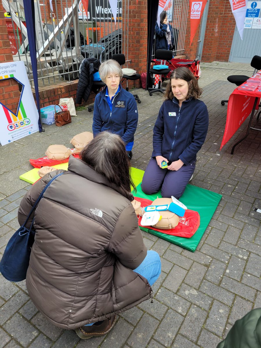 THE ultimate cardiac collaboration took place today between <a href="/CR_East_BCU/">Cardiac Rehab East BCUHB</a> <a href="/BetsiCadwaladr/">Betsi Cadwaladr</a> <a href="/savealifecymru/">Achub Bywyd Cymru / Save a Life Cymru</a> <a href="/CadwchCuriadau/">Cadwch Curiadau / Keep the Beats</a> <a href="/JStarling_SaLC/">Julie Starling</a> <a href="/Donna_BHFCymru/">Donna - BHF Cymru</a> <a href="/BHFCymru/">BHF Cymru</a> <a href="/Wrexham_AFC/">Wrexham AFC</a> <a href="/awyrlascharity/">Awyr Las: The North Wales NHS Charity</a> 

What an absolute dream team! On our own we are great, but together, we are the best!