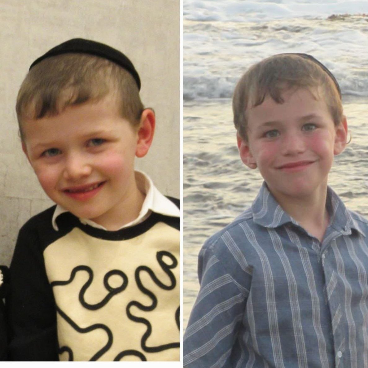 These are 6-year-old Yaakov Yisrael and 8-year-old Asher Menachem Palley, the brothers killed by a Palestinian attacker yesterday.

May their memories be a blessing and may their parents find some measure of comfort at this unspeakably terrible time.