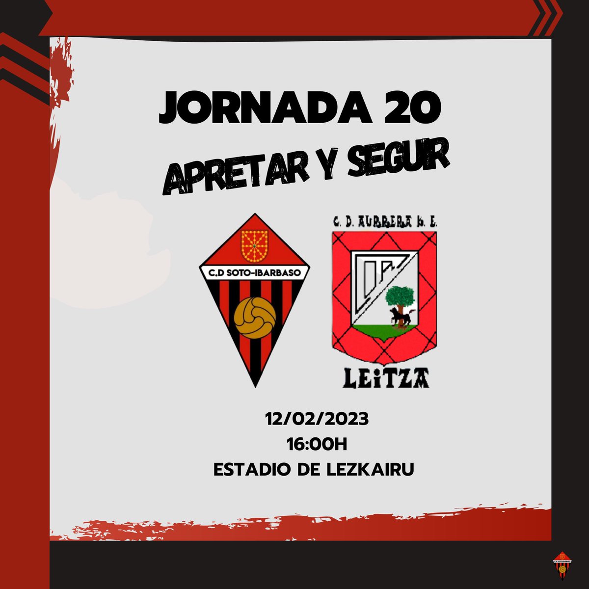 PREVIA✍🏽

Mañana volvemos a jugar en Lezkairu ante el AURRERA con el objetivo de volver a ganar en 🏠

¡Os esperamos mañana☀️!
