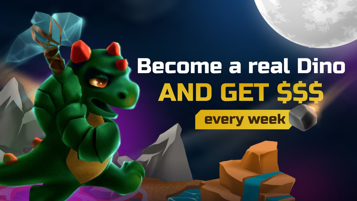 DinoWars_Game's tweet photo. Now you may be a real «Dino🦖» in our Discord and every week earn for this $$$

👉 https://t.co/zVjhzublOu

We’ve added the new role for 35lvl, and every who get it, every week before the release will take part in the money lottery ❤️ https://t.co/4wuJ0VSTlK