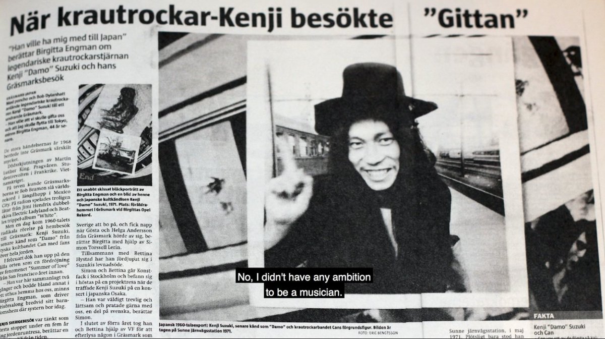 energythefilm's tweet photo. Come see ENERGY!🎥
A #DOCUMENTARY ABOUT DAMO SUZUKI.
@exchangebristol #Bristol Wednesday 15th Feb 19:00. Tickets here: 🍿 https://t.co/mLiEzM9FfC
Close encounter with free music legend Damo Suzuki.
#damosuzukisnetwork
#krautrock #indiefilm https://t.co/OhBj8nlNBf