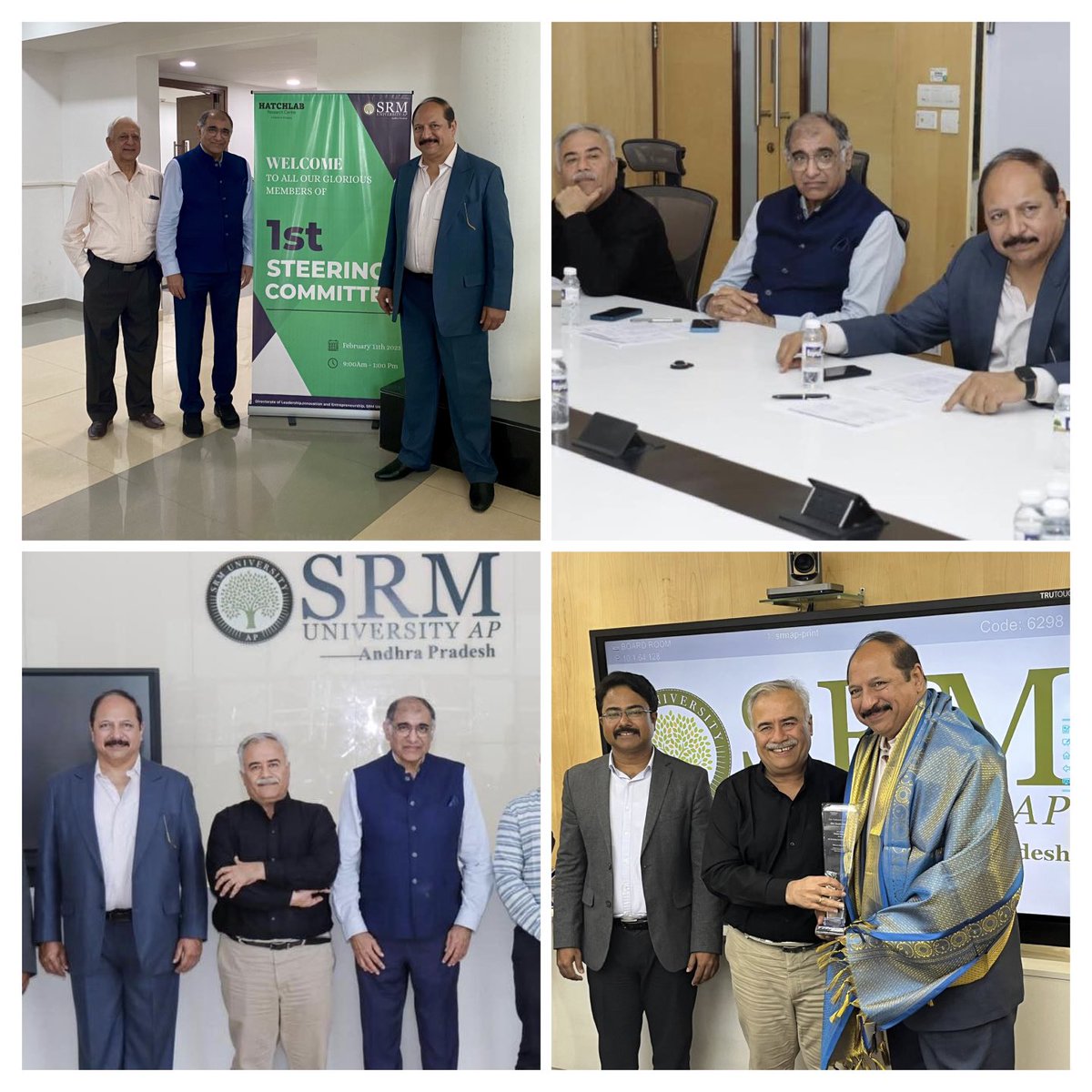 mentorpreneur's tweet image. Joined the first meeting of the recently appointed Steering Committee of the Directorate of Leadership, Innovation and Incubation at #SRM University AP, Amravathi for their #Hatchlab Incubator, as Prime #Mentor .