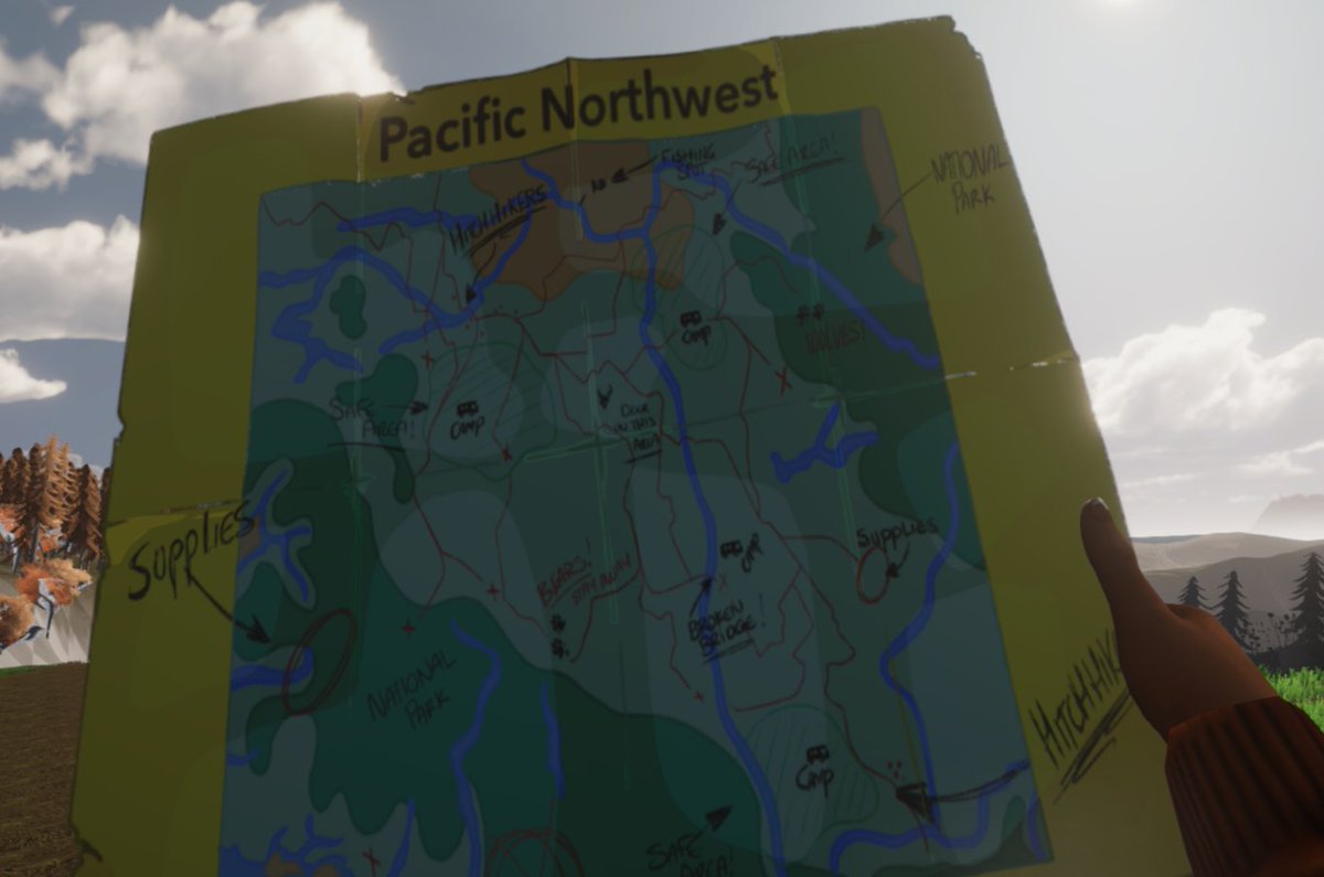 Never get lost again in the Pacific Northwest with your trusted map! 🗺️