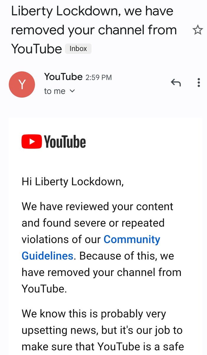 The last thing I got to upload was an anti-war speech which quoted MLK &amp; called for love and peace for all mankind. If that is the last thing I get to say, so be it
If that makes <a href="/TeamYouTube/">TeamYouTube</a> feel unsafe, idk what else I could do to play by their rules
What a sad state of affairs