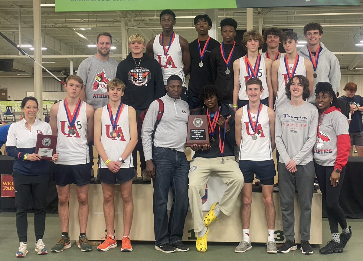 Union Academy Athletics (@uaathletics) on Twitter photo The <a href="/UAcharterschool/">UACharterSchool</a> men’s team took silver overall, just shy of 1st place in the <a href="/NCHSAA/">NCHSAA</a> 1A/2A Indoor Track Championship. We are so very proud of each of you in just the 2nd year of our program!! Cardinal Pride!! <a href="/DanceMomAsh/">Ashley</a> <a href="/cbmitchx5/">Cynthia Mitchell</a> <a href="/FrashierJustin/">Justin Frashier</a> <a href="/BrittanyRape/">Brittany Rape</a> The <a href="/UAcharterschool/">UACharterSchool</a> men’s team took silver overall, just shy of 1st place in the <a href="/NCHSAA/">NCHSAA</a> 1A/2A Indoor Track Championship. We are so very proud of each of you in just the 2nd year of our program!! Cardinal Pride!! <a href="/DanceMomAsh/">Ashley</a> <a href="/cbmitchx5/">Cynthia Mitchell</a> <a href="/FrashierJustin/">Justin Frashier</a> <a href="/BrittanyRape/">Brittany Rape</a>