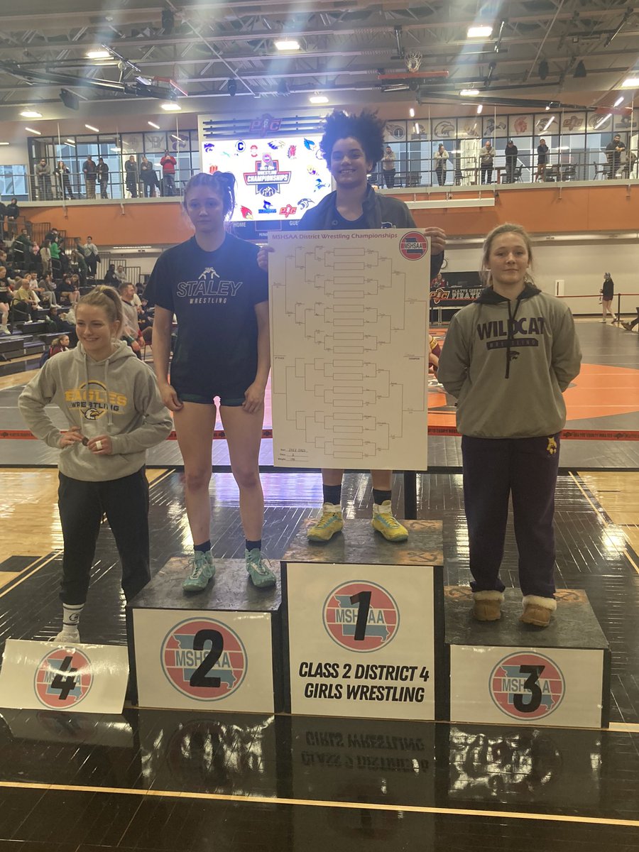 Proud dad and Coach of this amazing girl.  Mady took 3rd place in a tough bracket at the Class 2 District 4 wrestling tournament! Headed to State in 2 weeks 💪@BSmoWrestling <a href="/TheBSWildcats/">BSHS Wildcats</a> <a href="/BSSDnews/">Blue Springs Schools</a>