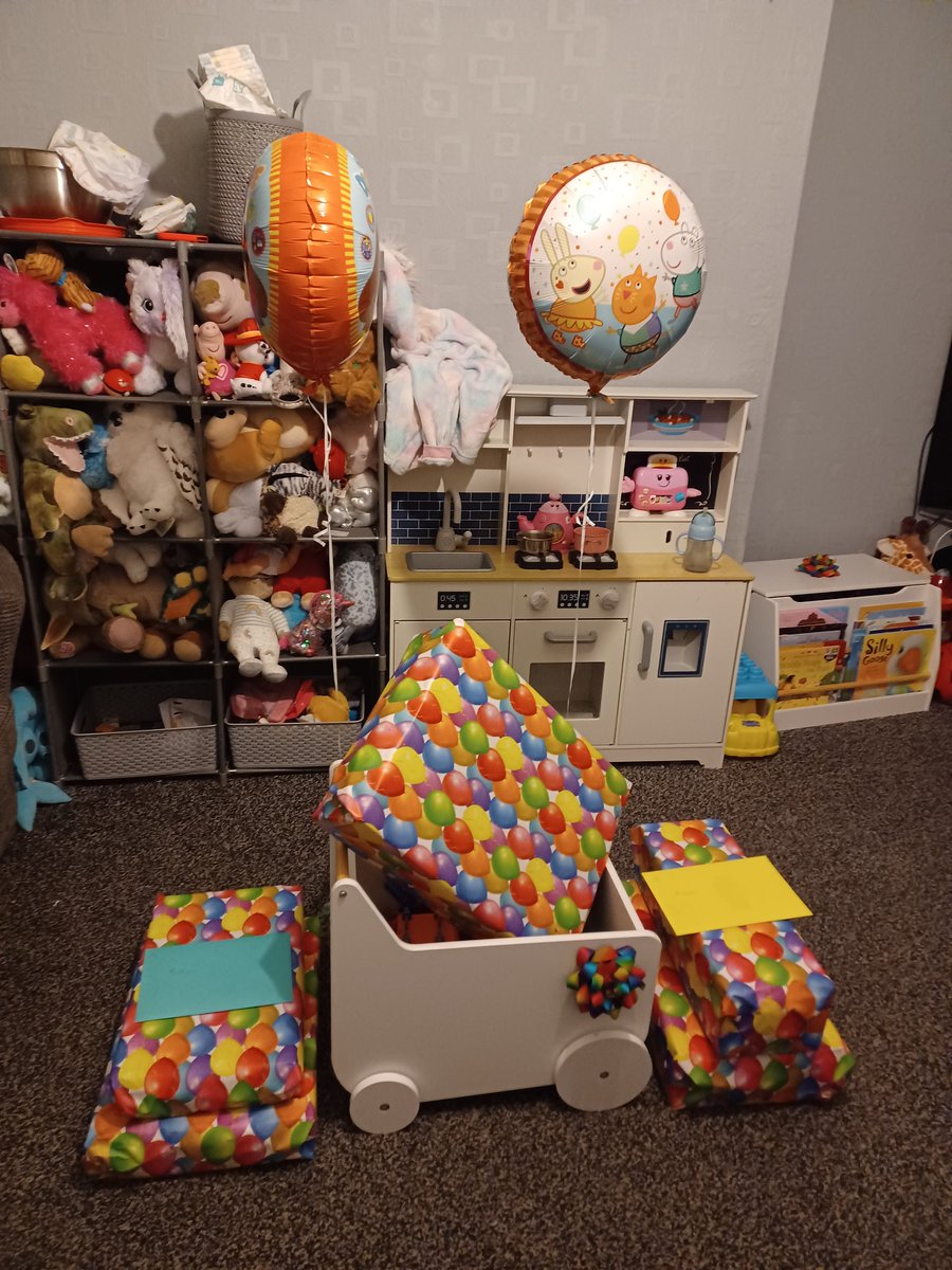 Hello twitter! Update, the twins turn 2 tomorrow and I'm now going to sit and cry in the corner as everyone is growing up! 🥺🥺