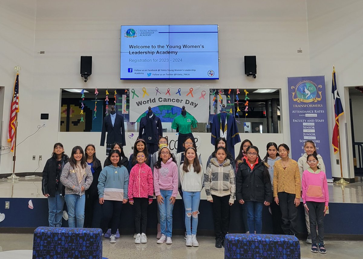 MalindaVillalo2's tweet photo. @Ysleta_YWLA we welcomed our first 25 girls who said YES to joining the Sisterhood!   Welcome Class of 2030!   WE ARE GIRLS WHO CHANGE THE 🌎!
@catherinedoc12 @RogelioAlaVi8a @lponce16 @ywprep @YsletaISD @DeXavierluke https://t.co/NAPDZzF79h