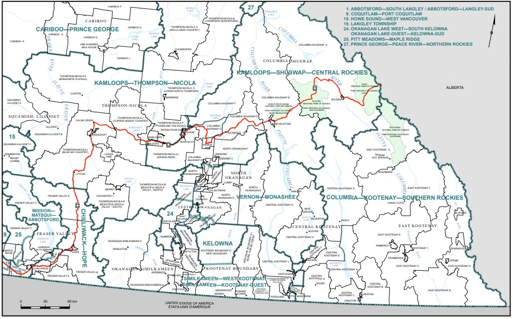 NicoleCherlet's tweet photo. Big changes in Southern Interior BC .
Kamloops to the Alberta border along Hwy 1 is an interesting new take I didn't realize they were considering! Might make for some interesting new relationships among progressive leaders and volunteers in the region. https://t.co/o1hUFHua6M