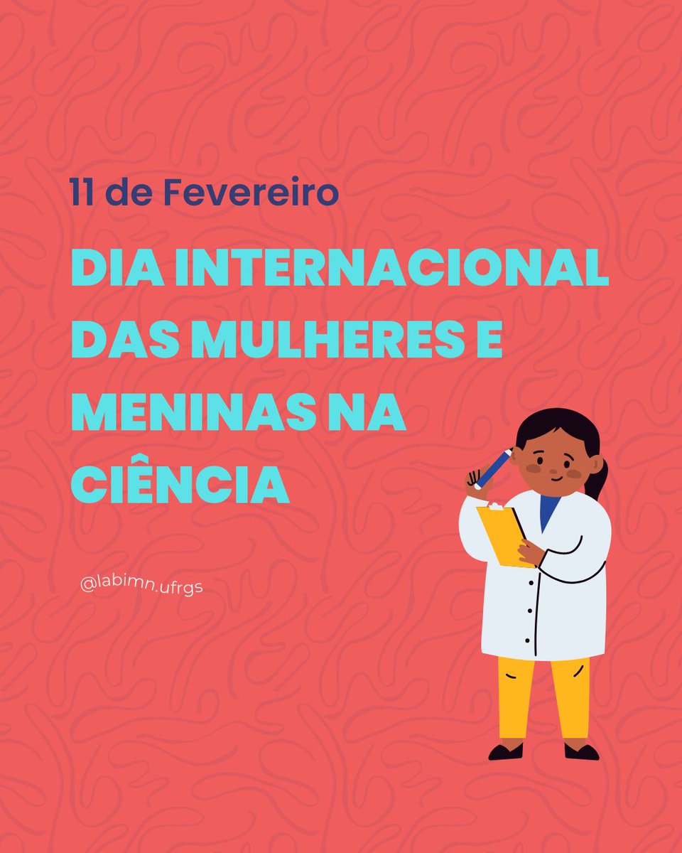 Hoje, 11 de fevereiro, é o Dia Internacional das Mulheres e Meninas na Ciência e não podíamos deixar de parabenizar todas as mulheres que se dedicam ao progresso da ciência!!