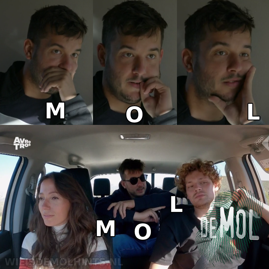 WIDMHints2023's tweet photo. Wat probeert Daniël ons in te seinen met zijn handgebaren? #widm #wieisdemol #moltalk https://t.co/MyU5px9tUz