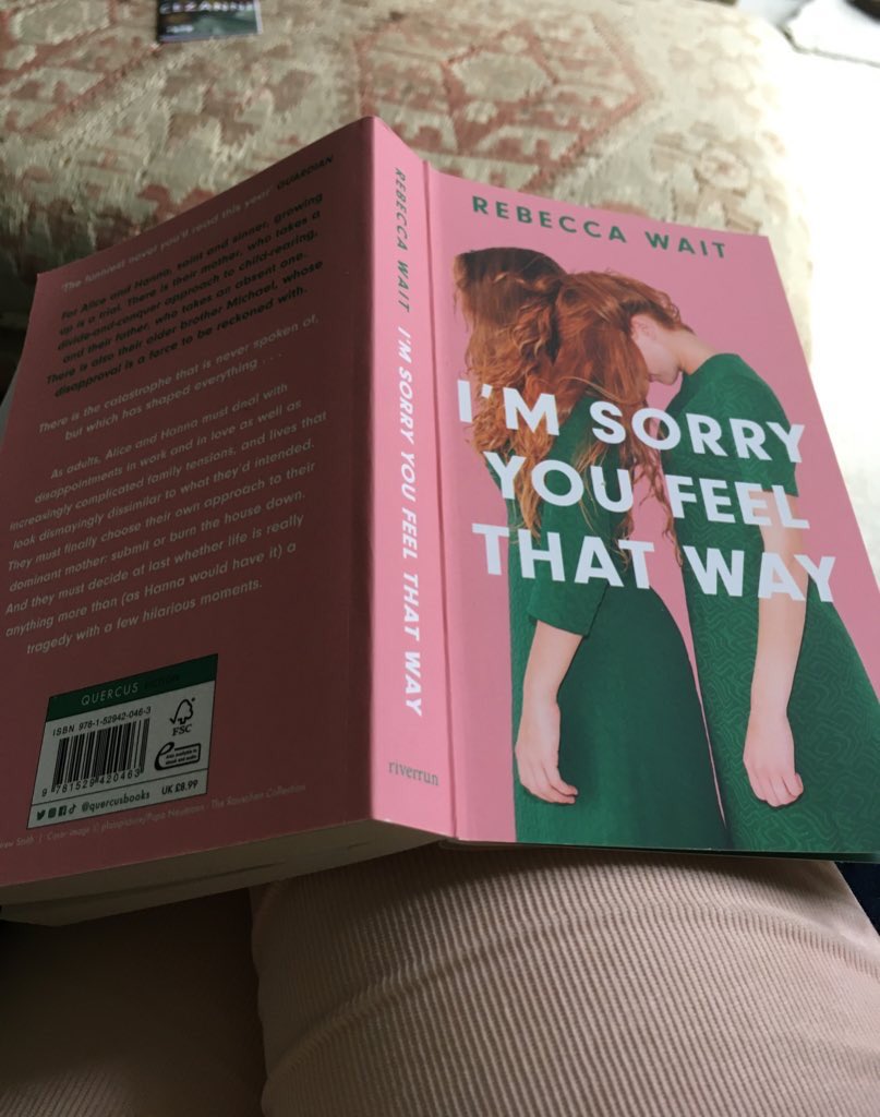 DannyVanBooks's tweet photo. Began reading #imSorryYouFeelThatWay this morning. Only just stopped reading now for fear of finishing this dazzlingly riveting dysfunctional familial tour de force too quickly. All the emotions! Absolutely smitten! https://t.co/4bQOTCY0zT