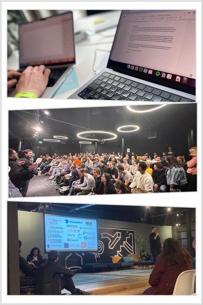Crisp sponsort de AI Hackathon dit weekend in Amsterdam. Centrale vraag: hoe gebruiken we nieuwe technologie voor een betere toekomst?
hackathon.amsterdam 
#AiHackathon