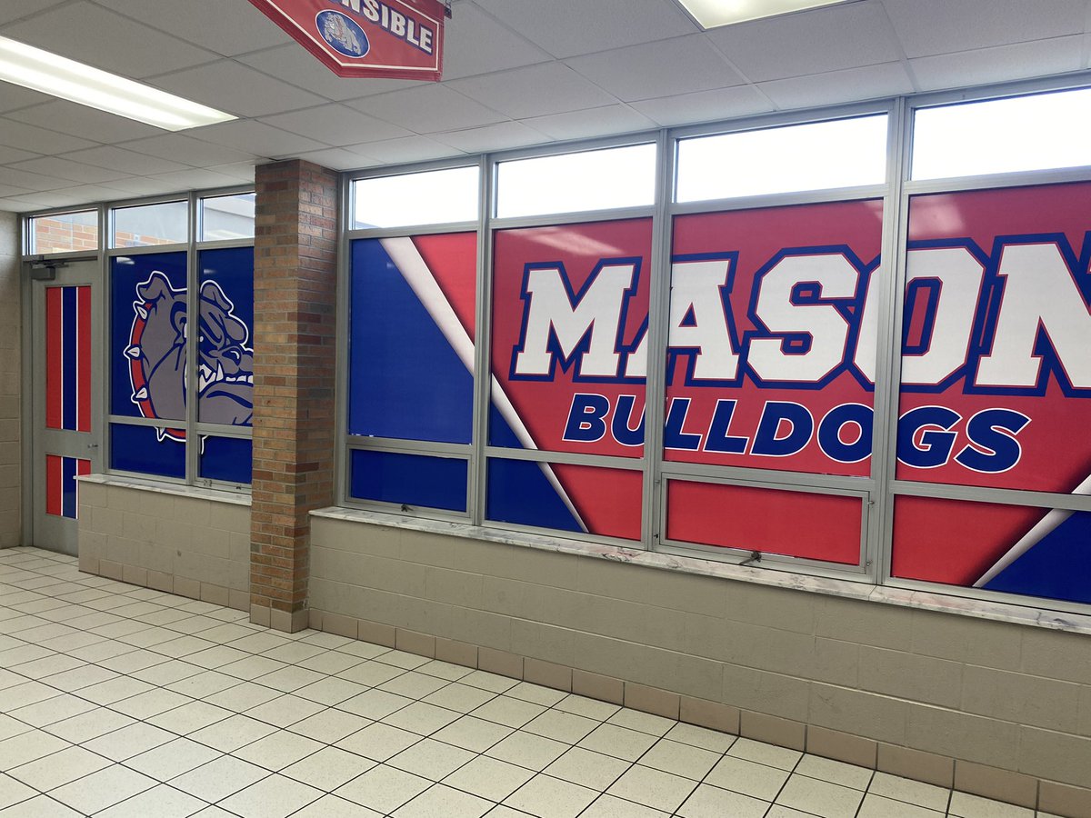 Thanks to the Class of 1970 for donating money to improve the look of our building!!  #GoBulldogs