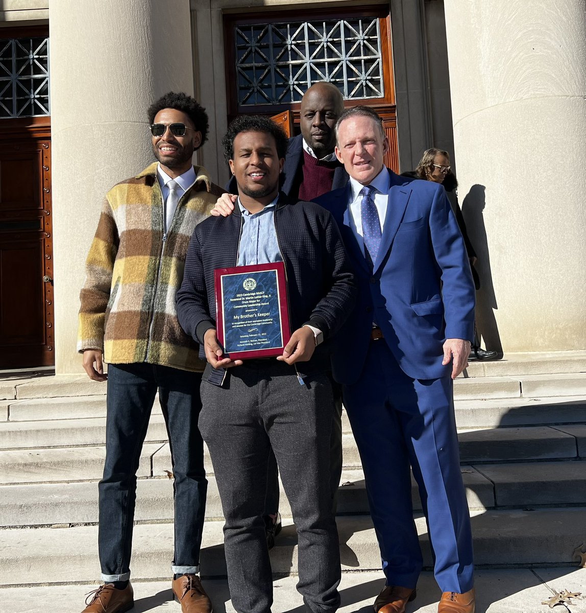 My Brothers Keeper getting Rec for years of grind.   Proud to be associated with you all.