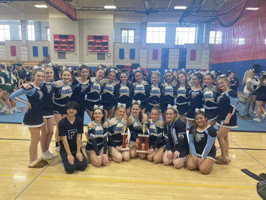 First competition of the season at Natick Invitational! D1 1st place & grand champs for varsity and 3rd for JV!!