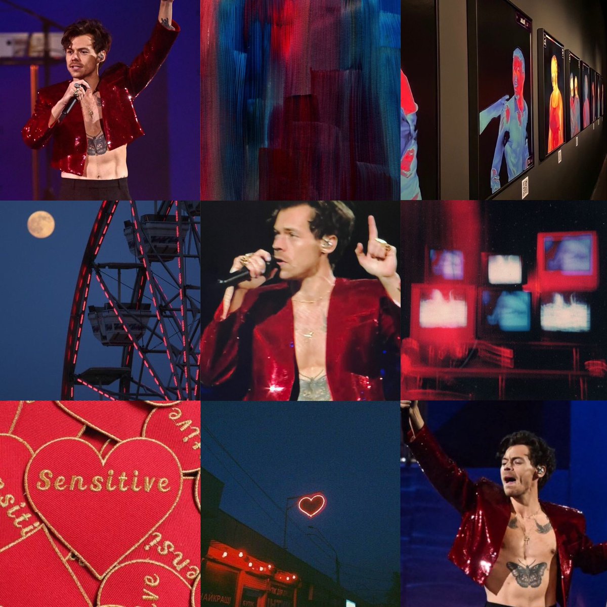 Harry at #BRITs performing 🎈