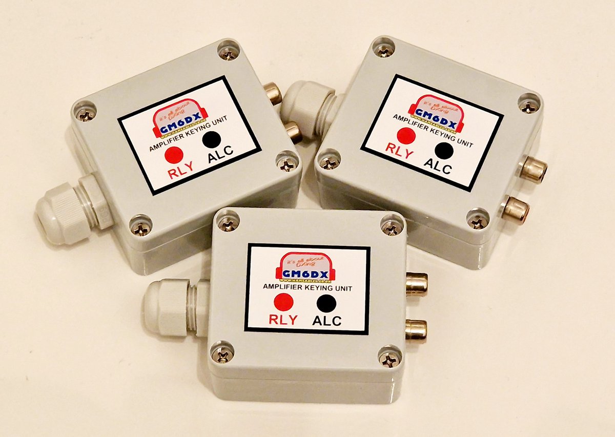 Next batch of Amplifier Relay Buffer circuits complete. Need to switch an older amplifier with high voltages using a modern rig.... get yirsel one of these.