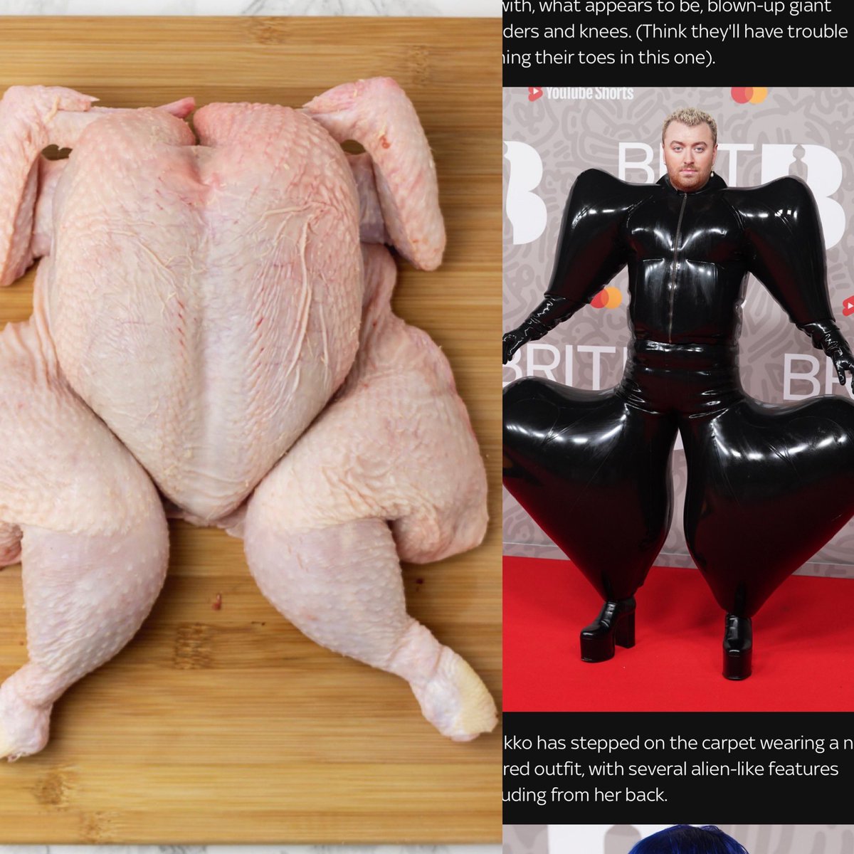 clomoose's tweet photo. Who wore it best? #Brits2023 https://t.co/uTL612NfcV