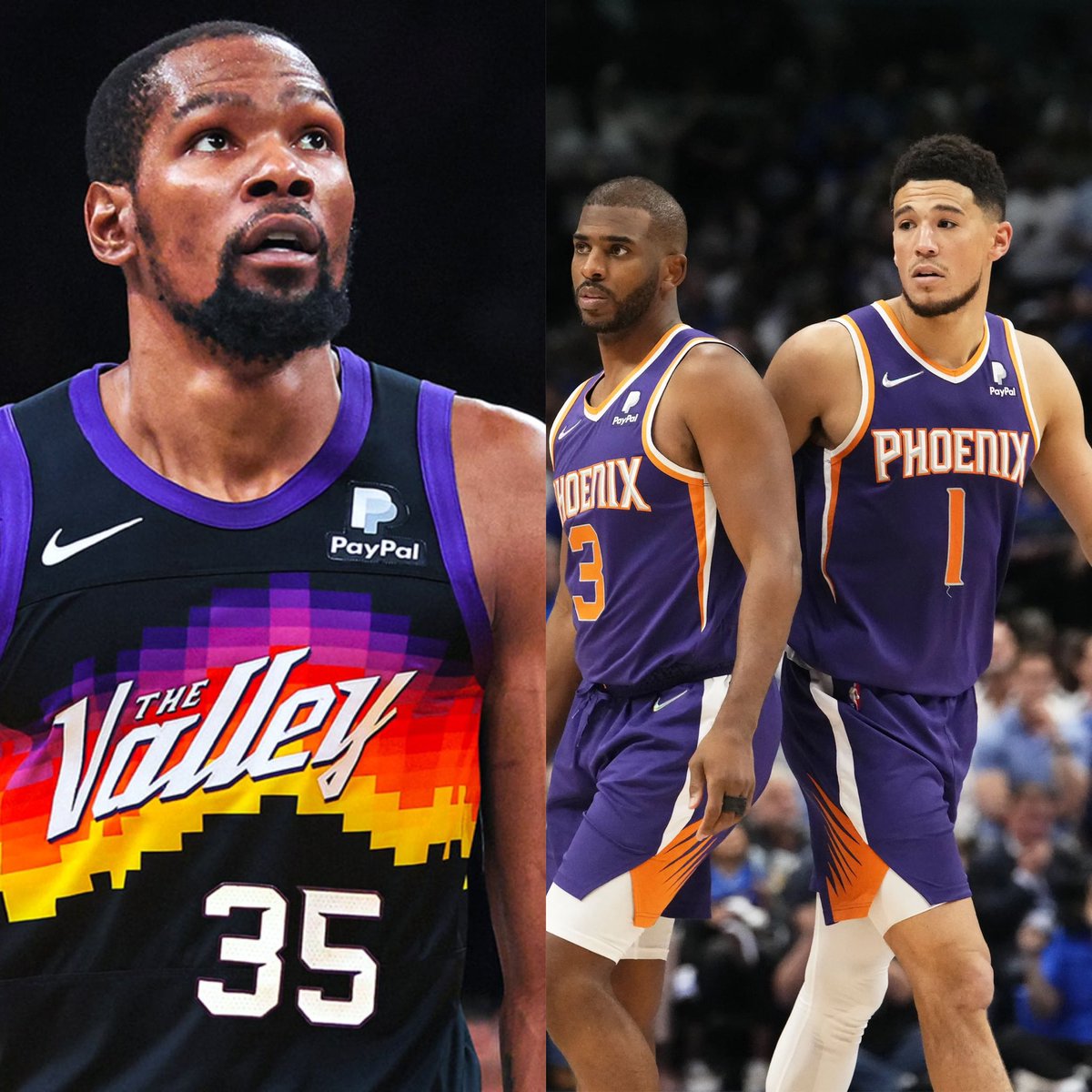 LegionHoops's tweet photo. Kevin Durant is expected to make his Suns debut after the All-Star break.

Who’s beating them? https://t.co/e7JicpehYm
