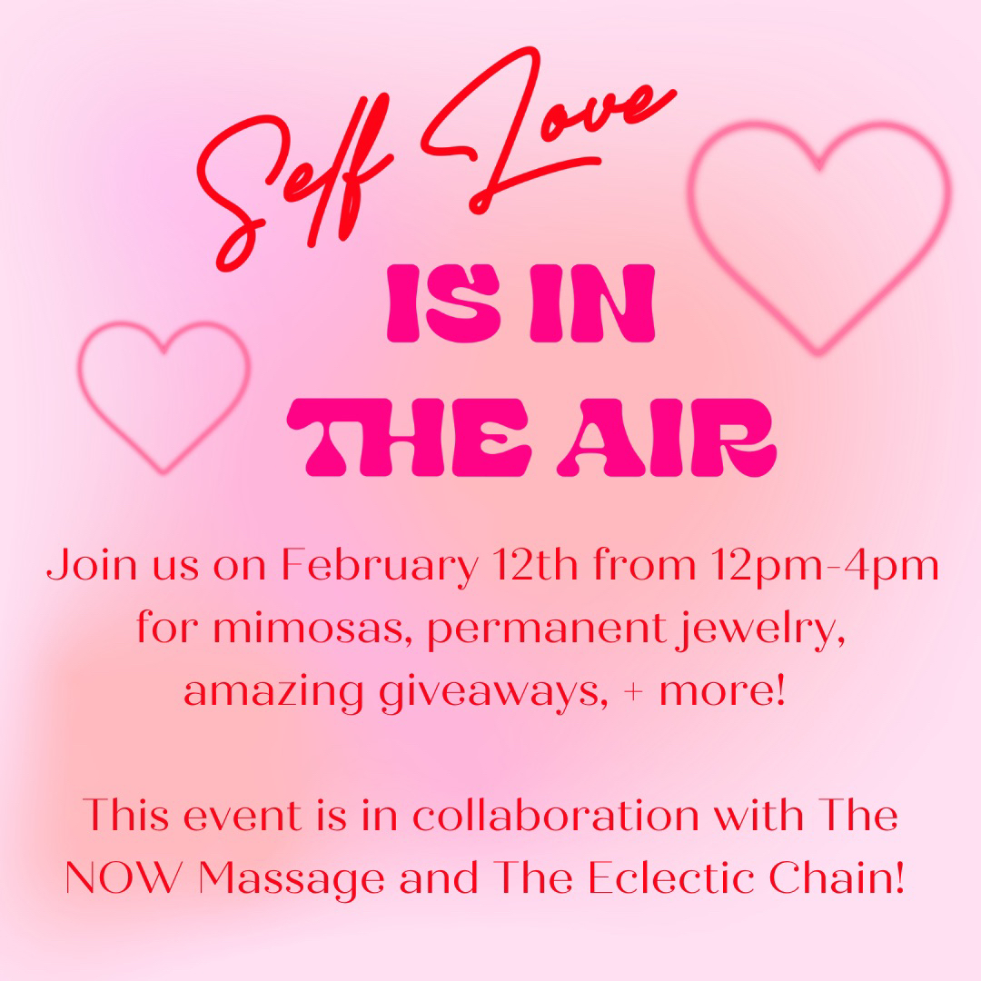 ClotheshorseA's tweet image. Join us TOMORROW from 12pm-4pm for drinks, permanent jewelry, an amazing giveaway, + more!🥂💗 

This event is in collaboration with The NOW Massage and The Eclectic Chain!✨
.
.
.
.
.
.
#dallasevents #dallasevent #dfw #dfwevents #eventlook #auction #ladieswholunch #lunching