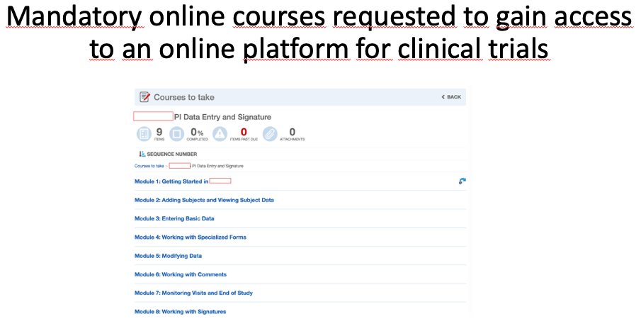 JlgraciaMD's tweet photo. 9/ Develop user-friendly electronic resources.
Avoid unnecessary training courses.
#StreamlineClinicalResearch
https://t.co/IJZLyIrJAv https://t.co/hQI7pI5QBN