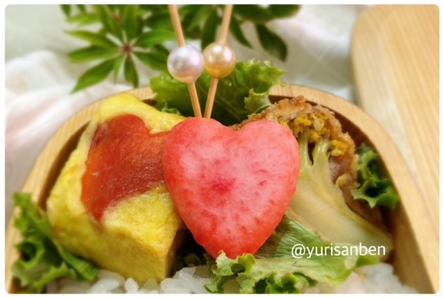 ゆりっこさんの『お弁当アート展』

今回は
「キュンとしてください❥バレンタインデコ弁当💌」

from-food.com/44655/

ライター：<a href="/oben052/">ゆりっこ</a>