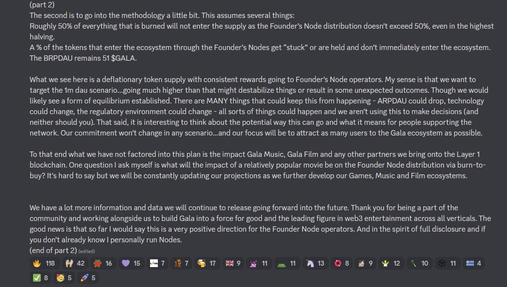 An update on the $GALA #BPDAU with some updates on the current progress. Join our Discord at galagames.chat to learn more!