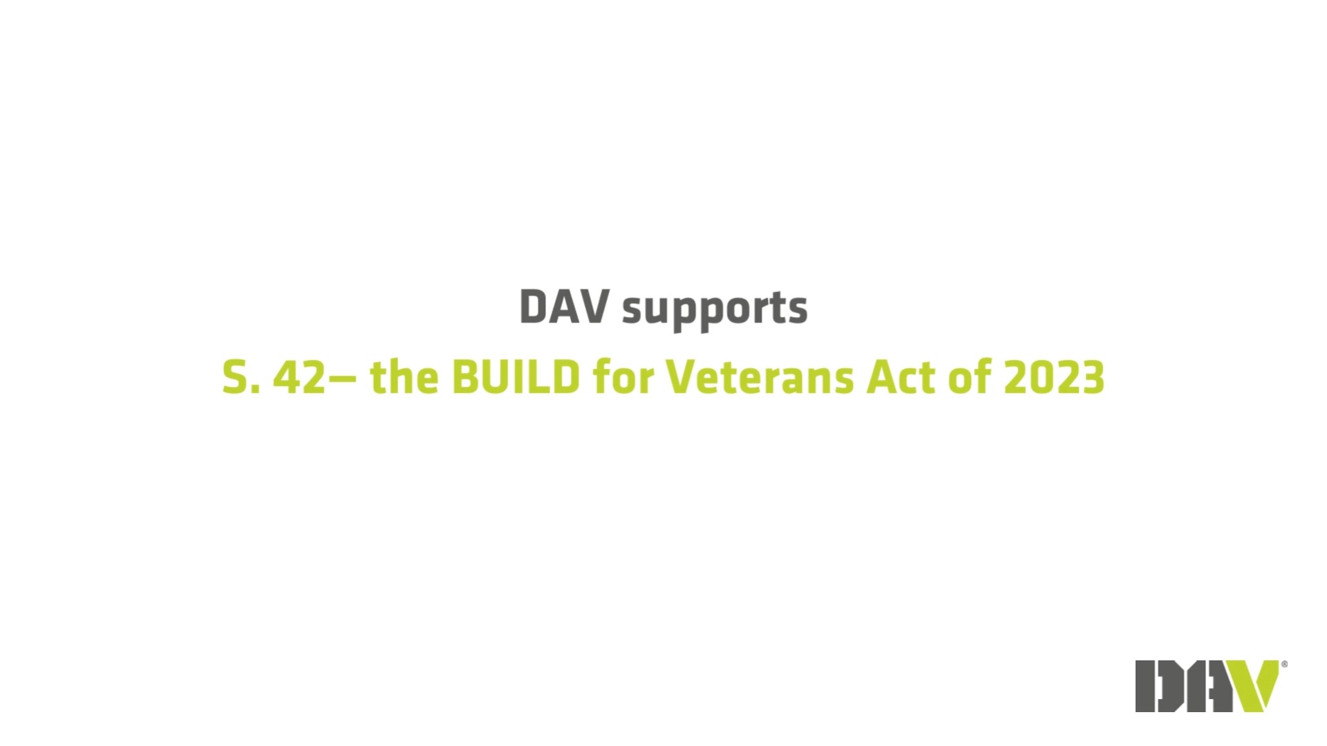 Disabled American Veterans (DAV) on Twitter "DAV supports S.10 the