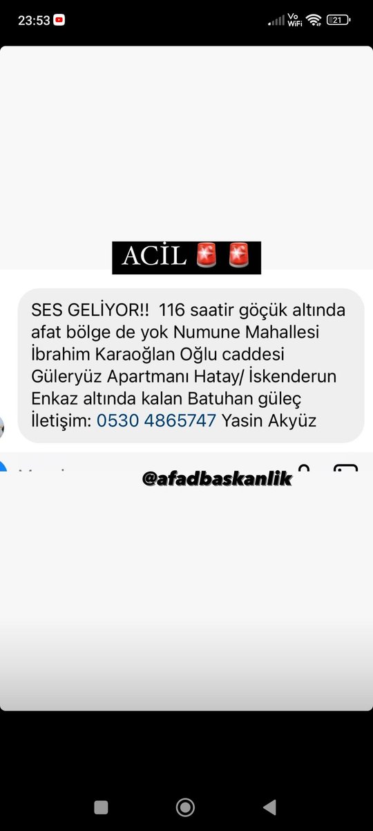 Geceevesiyahh's tweet photo. @muhendisyenn #babalatv #AFAD #AFADBASKANLIĞI #hatayiskenderun #hatayyardimbekliyor https://t.co/G16XL5mNjH