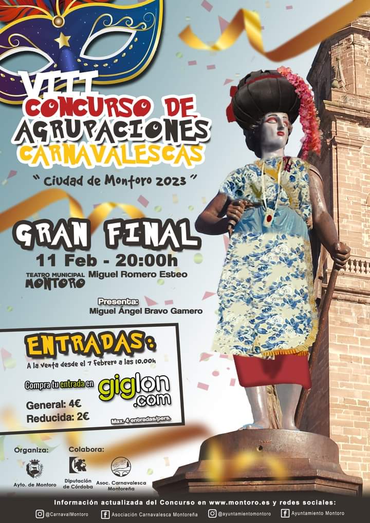 BravoGamero's tweet photo. VIII COAC Ciudad de Montoro.
#CarnavalMontoro
#presentador.
#trastesmuchos
#Carnaval2023
#comparsa2023
#comparsaElNúmeroPerfecto de Granada.
GRACIAS https://t.co/mTkOGeHGls
