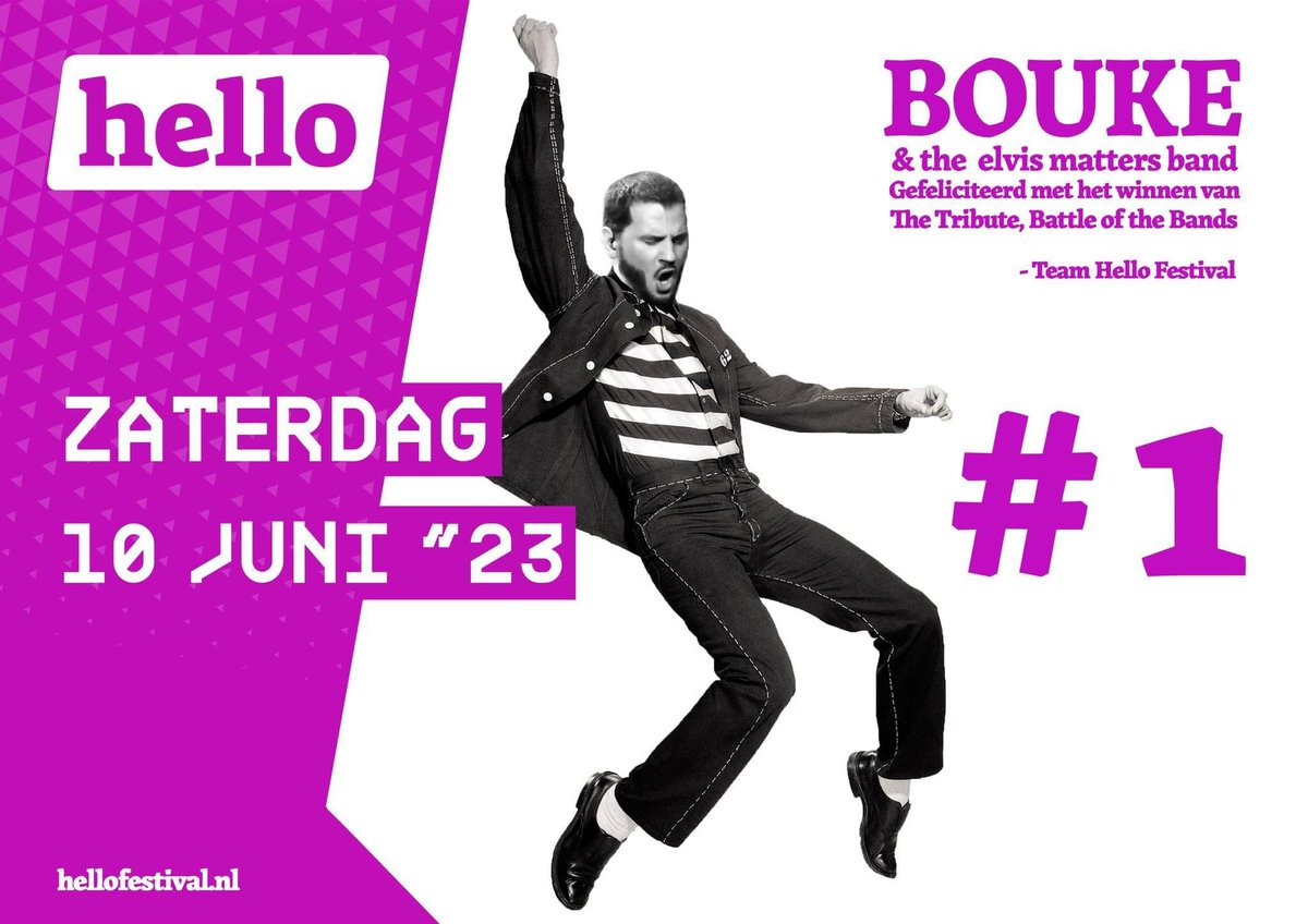 Bouke! Gefeliciteerd kerel! #emmen #elvis #TCB #bouke